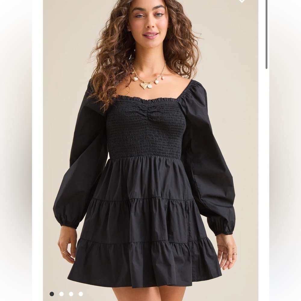 New with tags Altar’d state sienna smocked mini dress